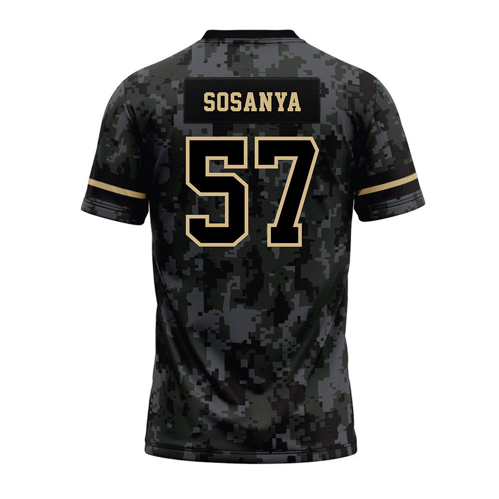 Wake Forest - NCAA Football : Joshua Sosanya - Camo Premium Football Jersey-1