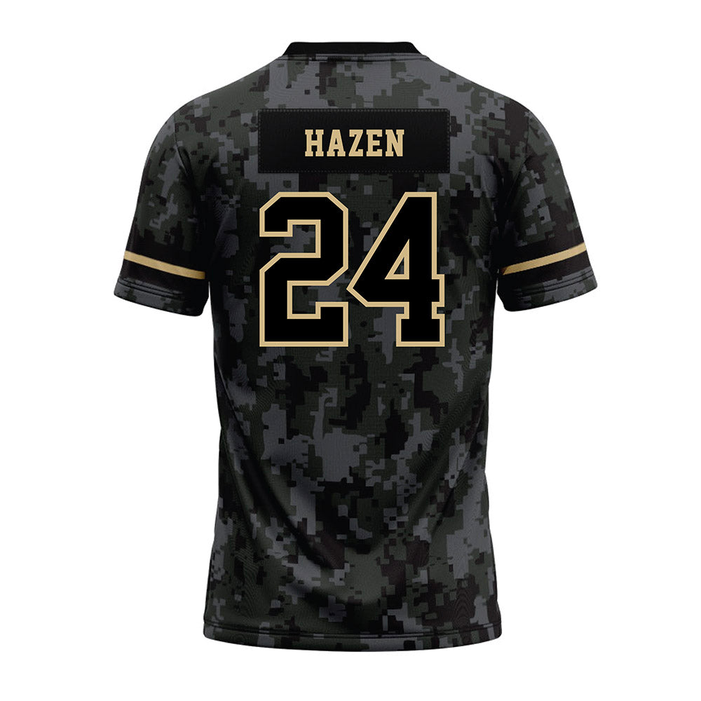 Wake Forest - NCAA Football : Dylan Hazen - Camo Premium Football Jersey-1