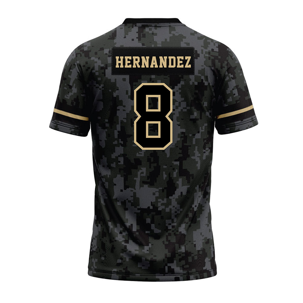 Wake Forest - NCAA Football : Carlos Hernandez - Camo Premium Football Jersey-1