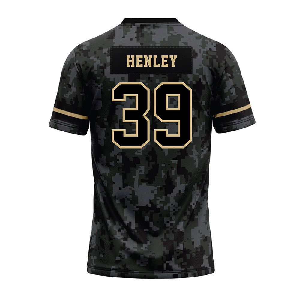 Wake Forest - NCAA Football : Ryan Henley - Camo Premium Football Jersey-1