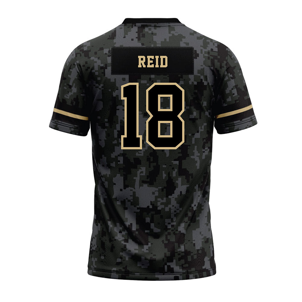 Wake Forest - NCAA Football : Elijah Reid - Camo Premium Football Jersey-1