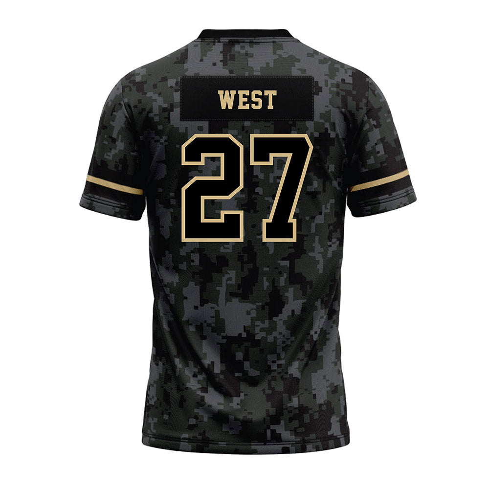 Wake Forest - NCAA Football : Travon West - Camo Premium Football Jersey-1