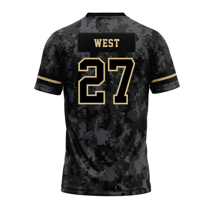 Wake Forest - NCAA Football : Travon West - Camo Premium Football Jersey-1
