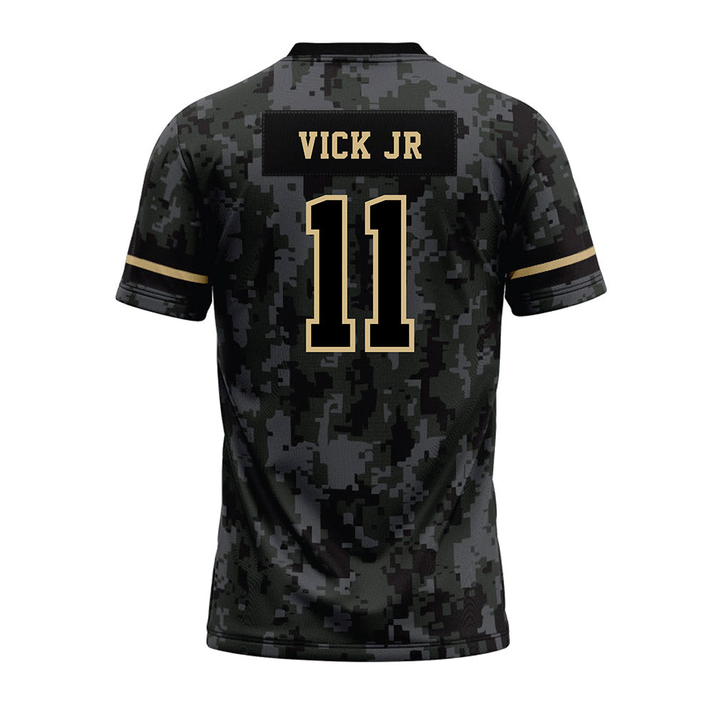 Wake Forest - NCAA Football : Reginald Vick Jr - Camo Premium Football Jersey-1
