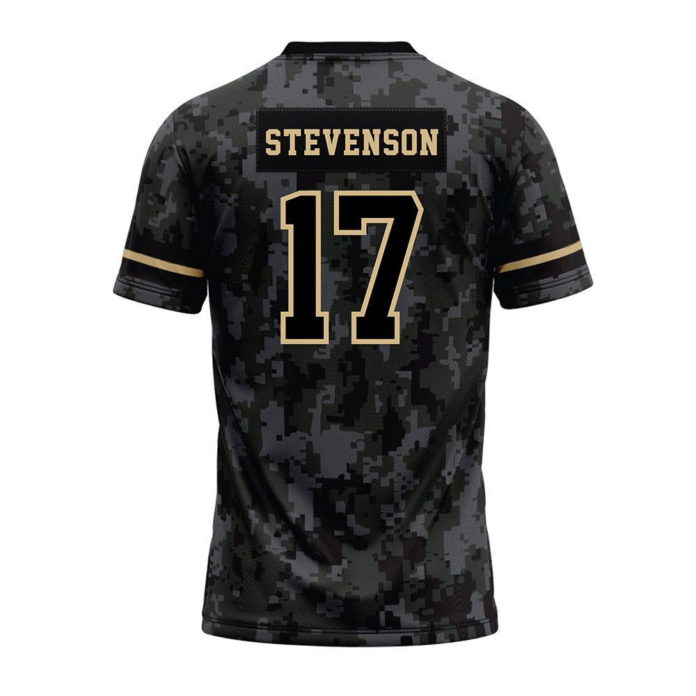Wake Forest - NCAA Football : Zamari Stevenson - Camo Premium Football Jersey-1