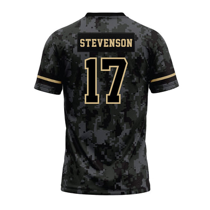 Wake Forest - NCAA Football : Zamari Stevenson - Camo Premium Football Jersey-1