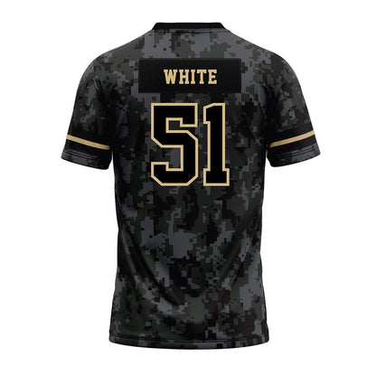 Wake Forest - NCAA Football : Luke White - Camo Premium Football Jersey-1