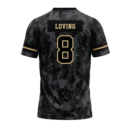 Wake Forest - NCAA Football : Jayden Loving - Camo Premium Football Jersey-1
