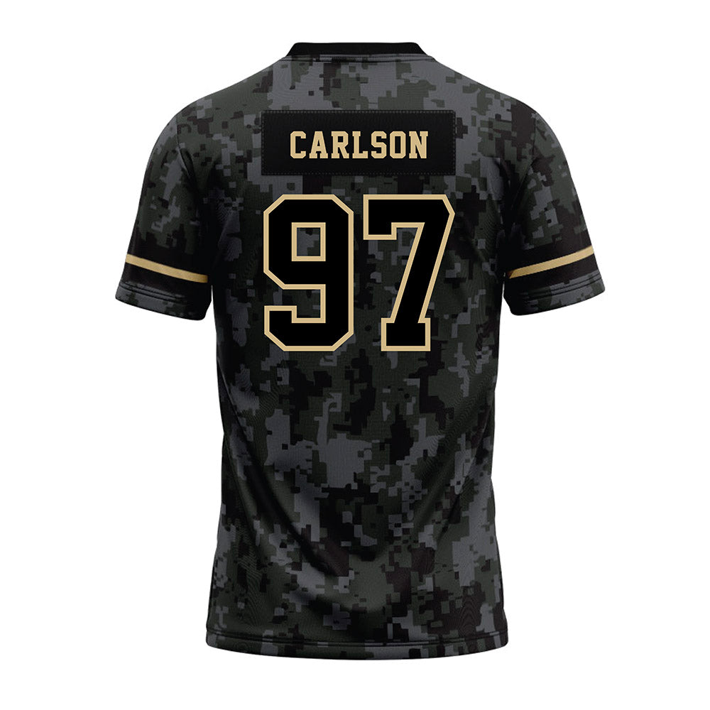 Wake Forest - NCAA Football : Caleb Carlson - Camo Premium Football Jersey-1