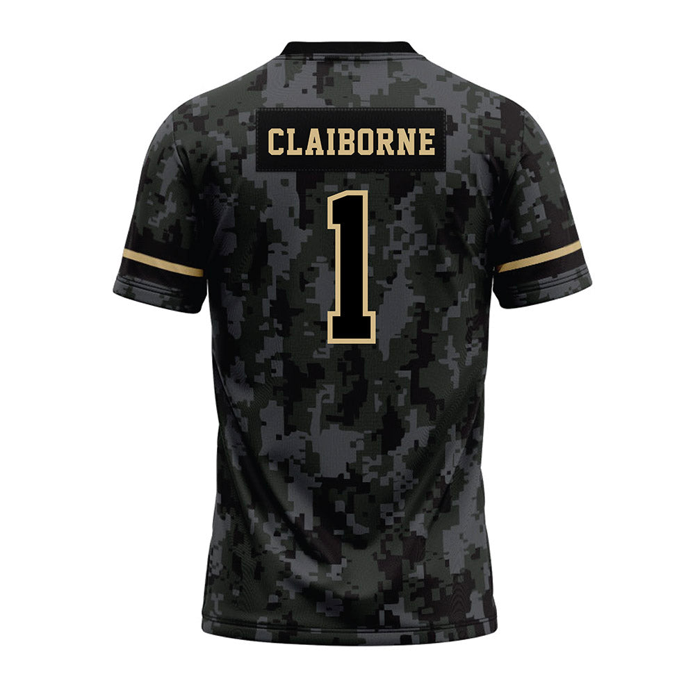 Wake Forest - NCAA Football : Demond Claiborne - Camo Premium Football Jersey-1