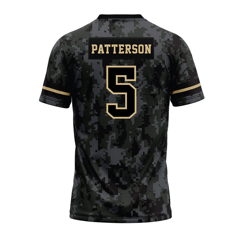 Wake Forest - NCAA Football : Davaughn Patterson - Camo Premium Football Jersey-1