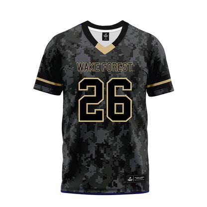 Wake Forest - NCAA Football : Fredrick Gillens - Camo Premium Football Jersey-0