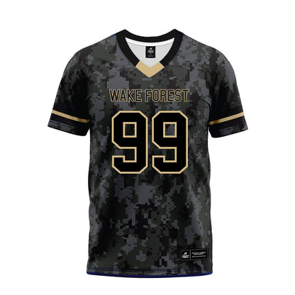 Wake Forest - NCAA Football : Matthew Dennis - Camo Premium Football Jersey-0