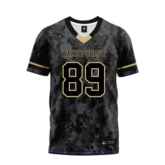 Wake Forest - NCAA Football : Jack Foley - Camo Premium Football Jersey-0