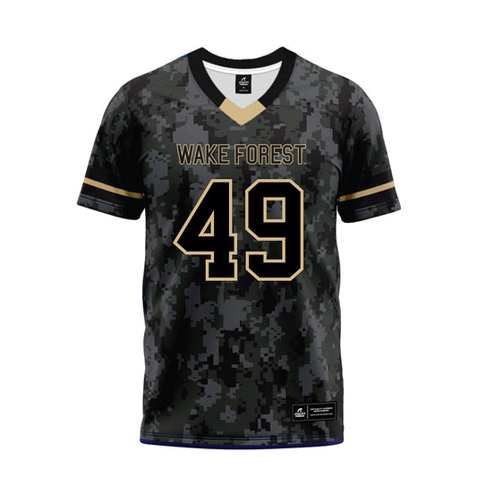 Wake Forest - NCAA Football : Eli Gilmour - Camo Premium Football Jersey-0