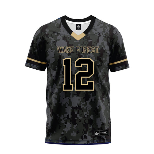 Wake Forest - NCAA Football : Kam Johnson - Camo Premium Football Jersey-0