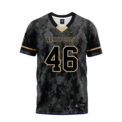 Wake Forest - NCAA Football : Kerrington Lee - Camo Premium Football Jersey-0