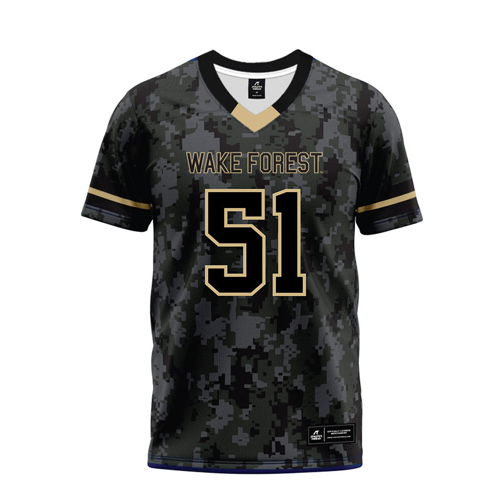 Wake Forest - NCAA Football : Luke White - Camo Premium Football Jersey-0