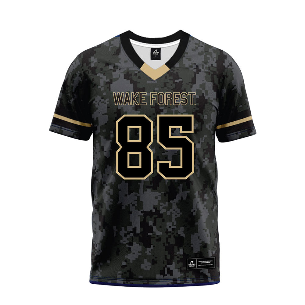 Wake Forest - NCAA Football : Jake Ryan - Camo Premium Football Jersey-0