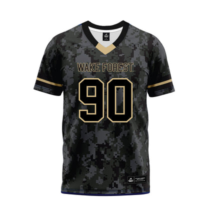 Wake Forest - NCAA Football : Cam Hardy - Camo Premium Football Jersey-0