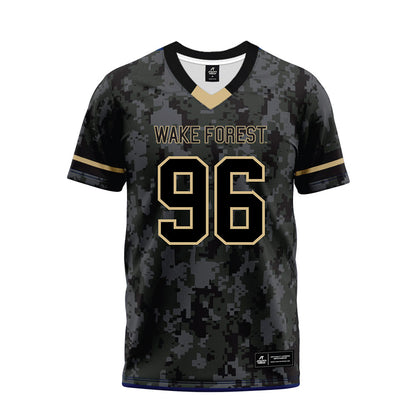 Wake Forest - NCAA Football : Jack Ploszay - Camo Premium Football Jersey-0