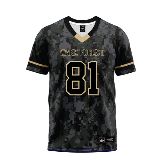 Wake Forest - NCAA Football : Bryce Kania - Camo Premium Football Jersey-0