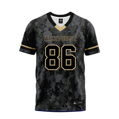 Wake Forest - NCAA Football : Dominic DeLuca - Camo Premium Football Jersey-0