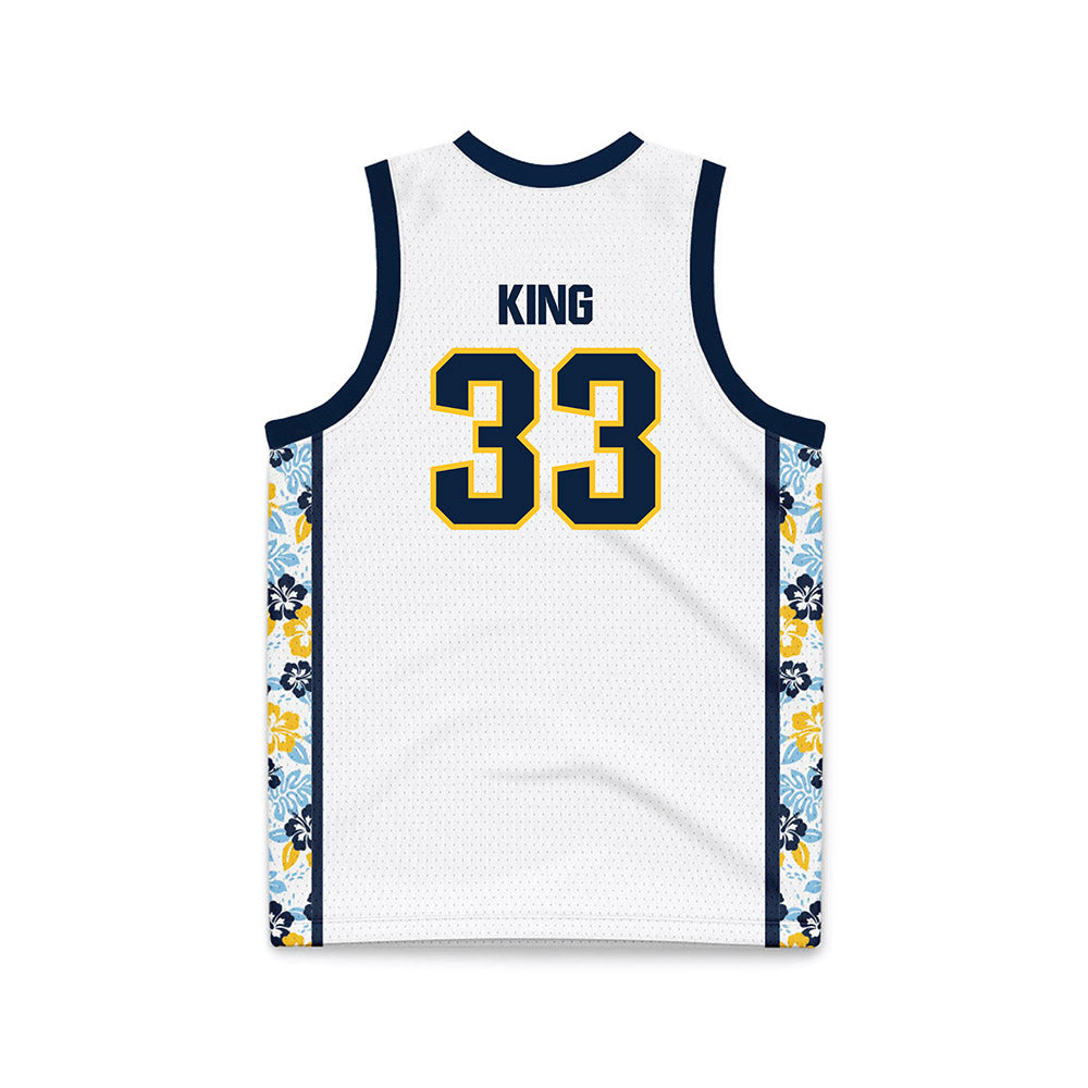Murray State - NCAA Men's Basketball : Fredrick King - White Basketball Jersey-1