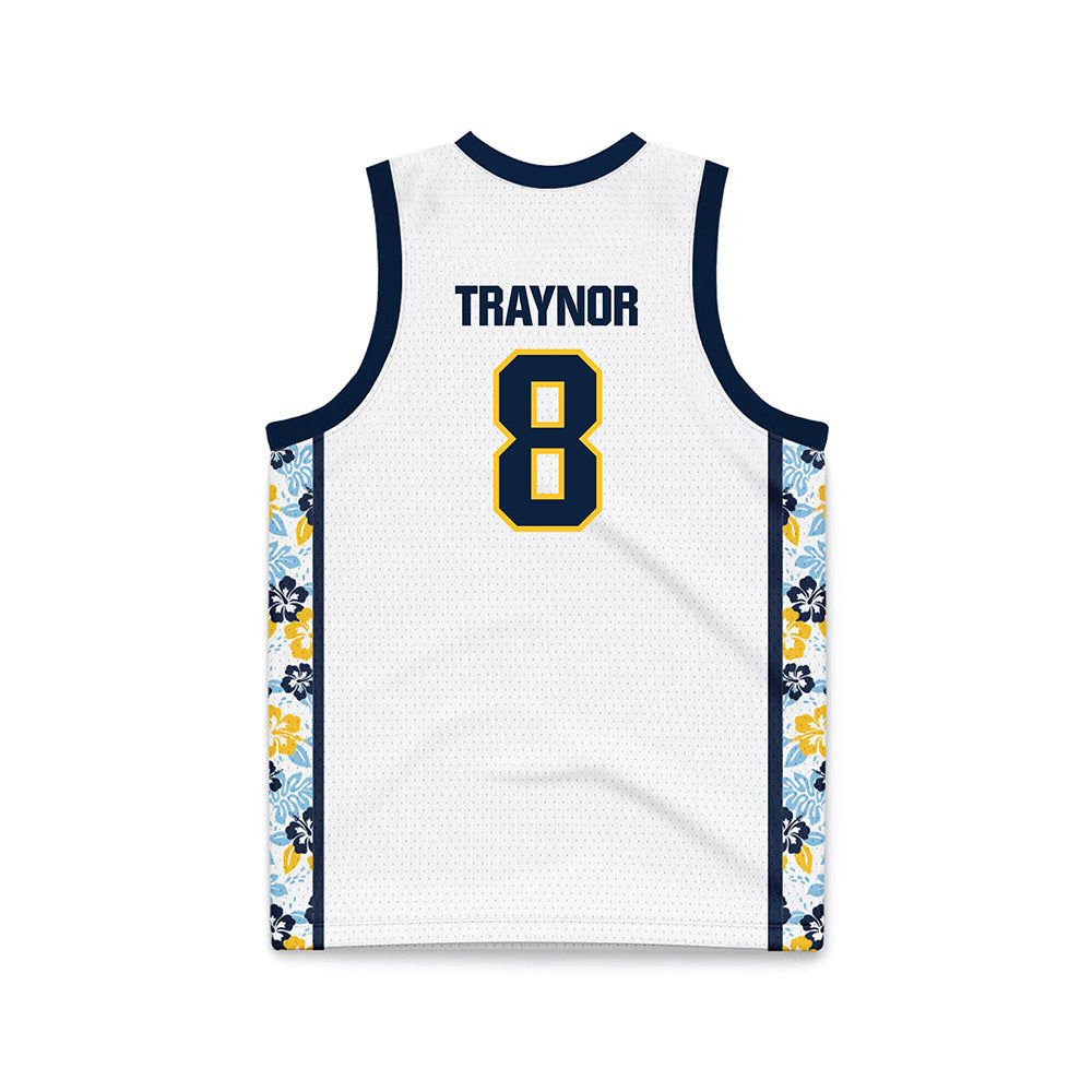 Murray State - NCAA Men's Basketball : Jayden Traynor - White Basketball Jersey-1
