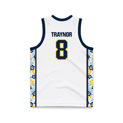 Murray State - NCAA Men's Basketball : Jayden Traynor - White Basketball Jersey-1