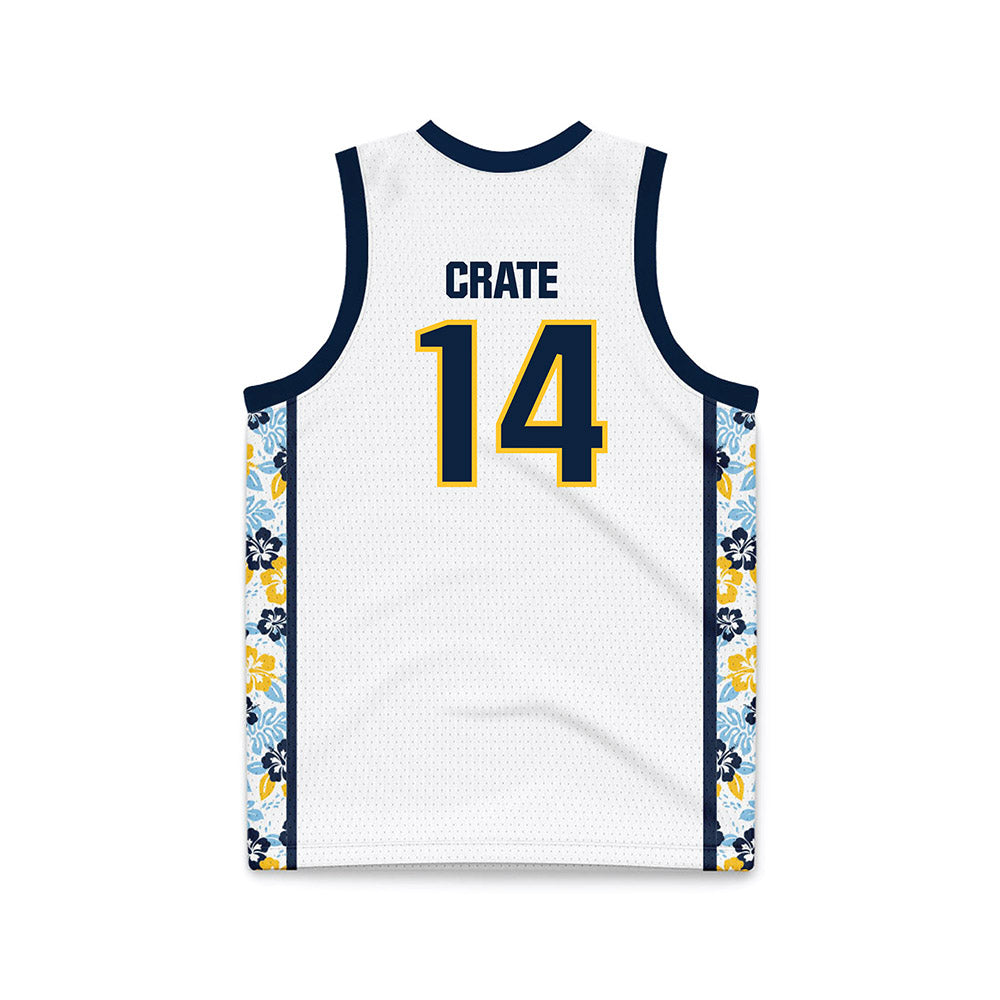 Murray State - NCAA Men's Basketball : Lachlan Crate - White Basketball Jersey-1