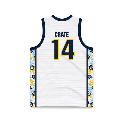 Murray State - NCAA Men's Basketball : Lachlan Crate - White Basketball Jersey-1