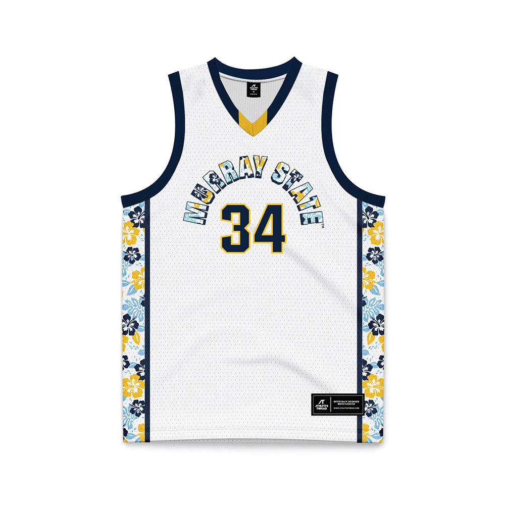 Murray State - NCAA Men's Basketball : Brayden Shorter - White Basketball Jersey-0