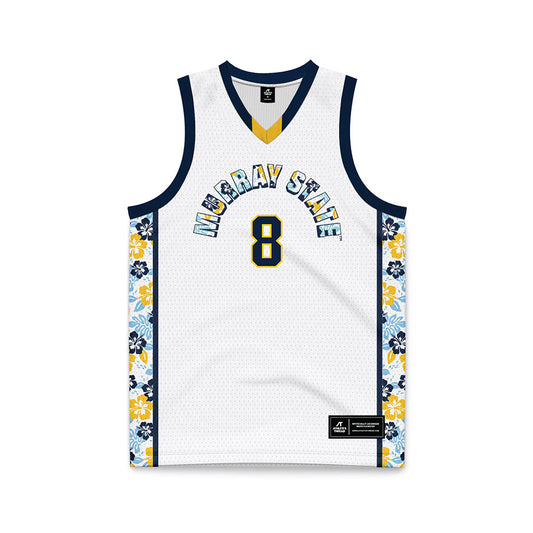 Murray State - NCAA Men's Basketball : Jayden Traynor - White Basketball Jersey-0