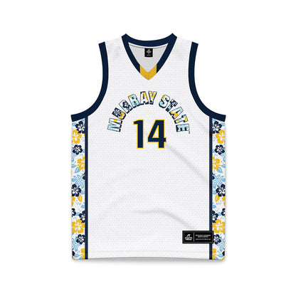 Murray State - NCAA Men's Basketball : Lachlan Crate - White Basketball Jersey-0