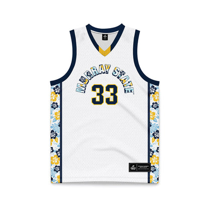 Murray State - NCAA Men's Basketball : Fredrick King - White Basketball Jersey-0