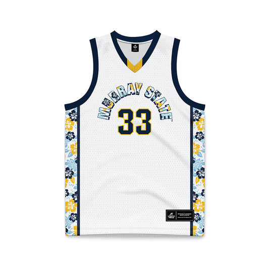 Murray State - NCAA Men's Basketball : Fredrick King - White Basketball Jersey-0