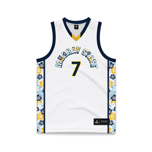 Murray State - NCAA Men's Basketball : Ben Shtolzberg - White Basketball Jersey-0