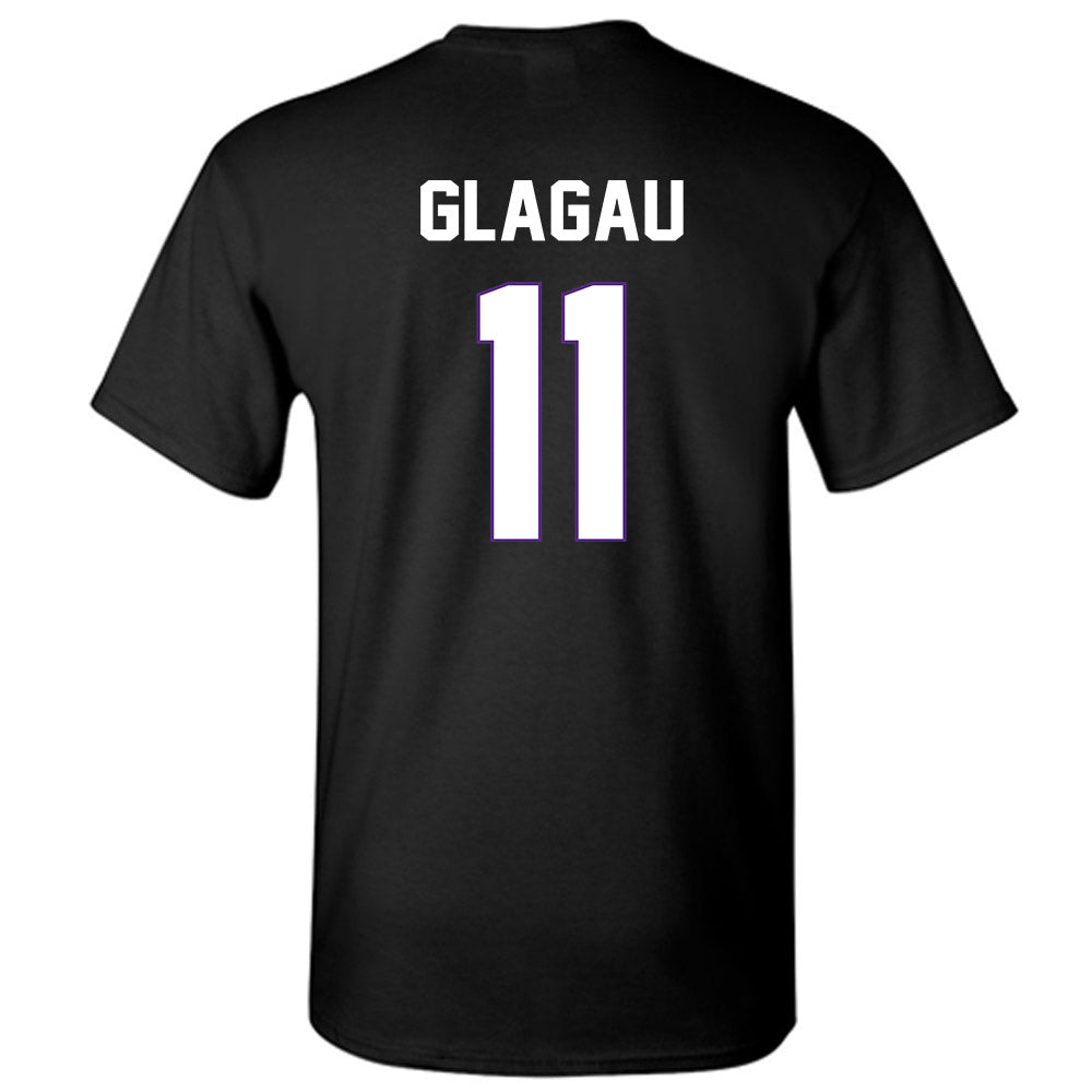 TCU - NCAA Beach Volleyball : Emma Glagau - NCAA® National Champions T-Shirt-1
