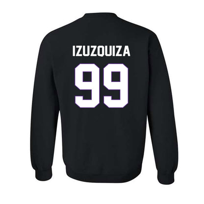 TCU - NCAA Beach Volleyball : Sofia Izuzquiza - NCAA® National Champions Crewneck Sweatshirt-1