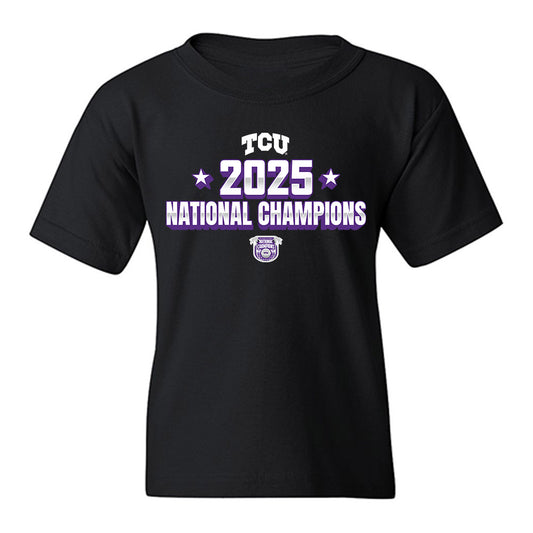 TCU - NCAA Beach Volleyball : Kaitlyn Bradley - NCAA® National Champions Youth T-Shirt-0