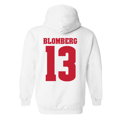 Wisconsin - NCAA Softball : Addison Blomberg - Classic Shersey Hooded Sweatshirt-1