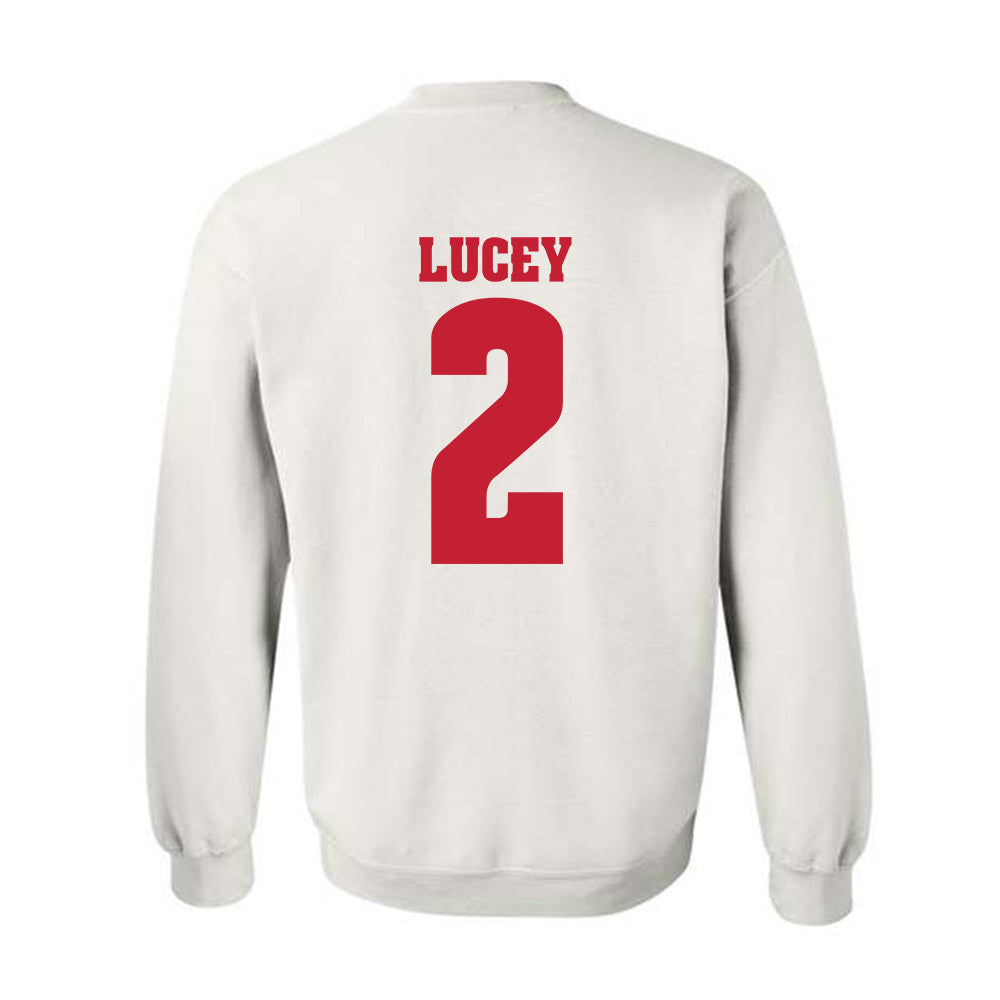 Wisconsin - NCAA Softball : Danielle Lucey - Classic Shersey Crewneck Sweatshirt-1