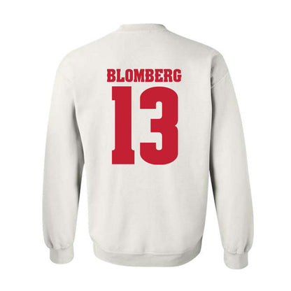 Wisconsin - NCAA Softball : Addison Blomberg - Classic Shersey Crewneck Sweatshirt-1