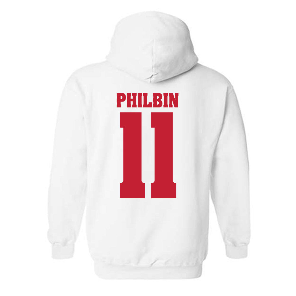 Wisconsin - NCAA Women's Soccer : Riley Philbin - Classic Shersey Hooded Sweatshirt-1