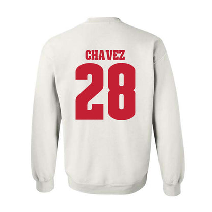Wisconsin - NCAA Men's Soccer : Andrew Chavez - Classic Shersey Crewneck Sweatshirt-1