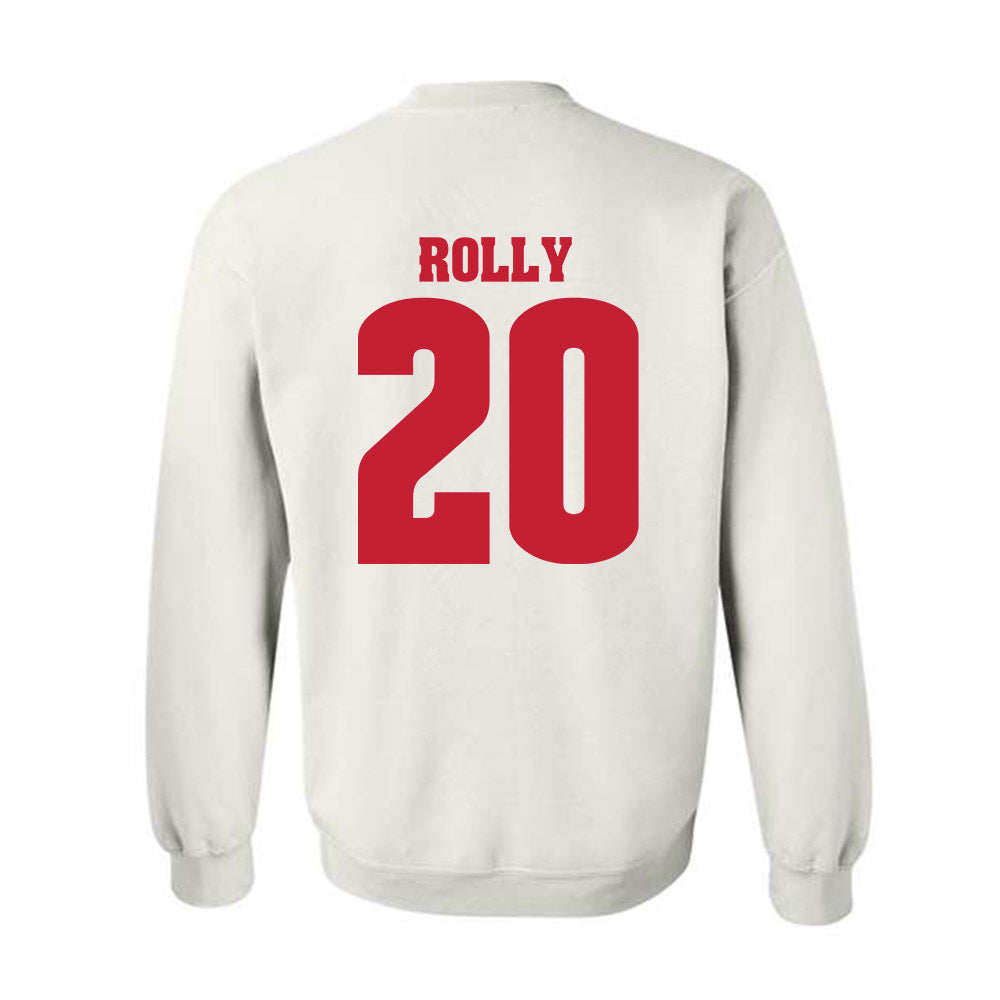 Wisconsin - NCAA Women's Soccer : Calypso Rolly - Classic Shersey Crewneck Sweatshirt-1