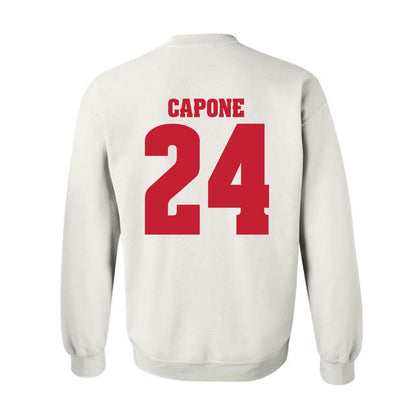 Wisconsin - NCAA Men's Soccer : Caleb Capone - Classic Shersey Crewneck Sweatshirt-1