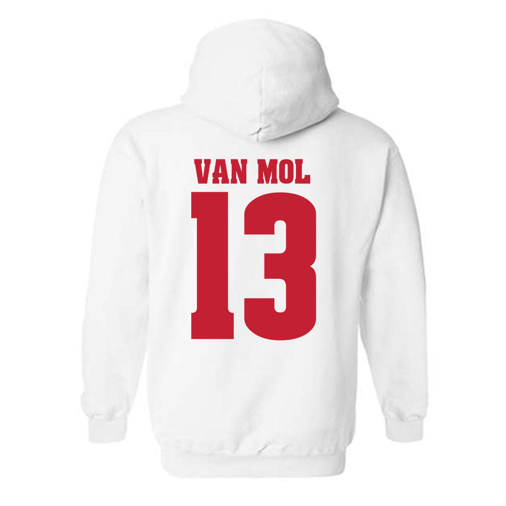 Wisconsin - NCAA Men's Soccer : Arien van Mol - Classic Shersey Hooded Sweatshirt-1