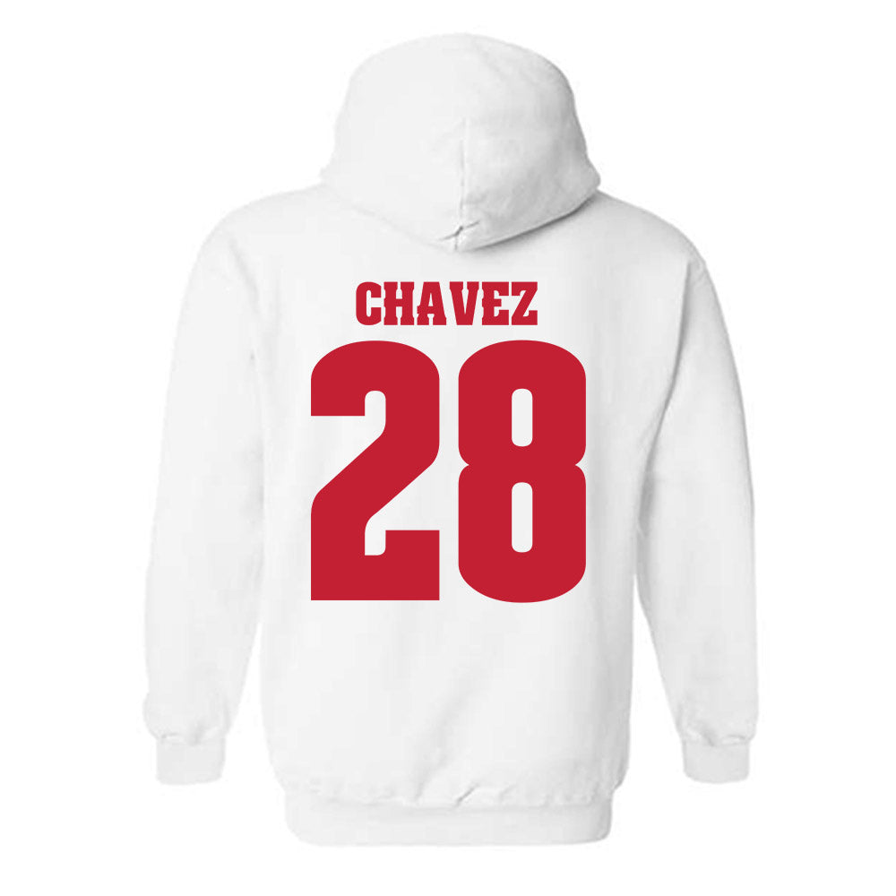 Wisconsin - NCAA Men's Soccer : Andrew Chavez - Classic Shersey Hooded Sweatshirt-1